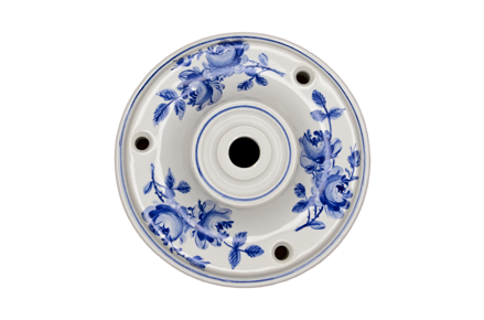 Ručně malovaný porcelánový baldachýn 105mm
