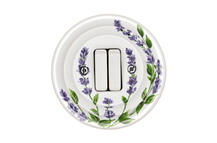 Ručně malovaná porcelánová USB zásuvka