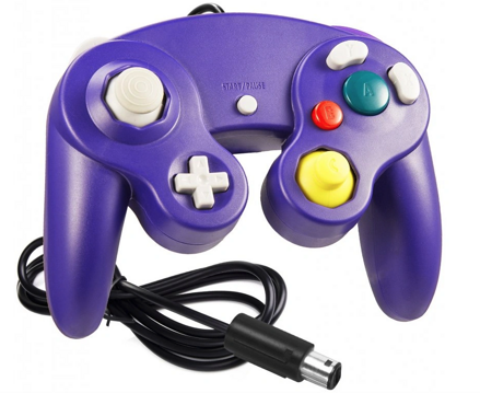 Ovladač pro Nintendo GameCube NGC, modrý