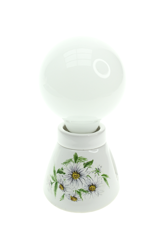 Porcelánové nástěnné svítidlo E27 – šikmé, ručně malované