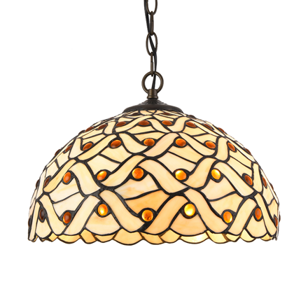 TIFFANY XVIII. 2xE27/60W, PENDANT