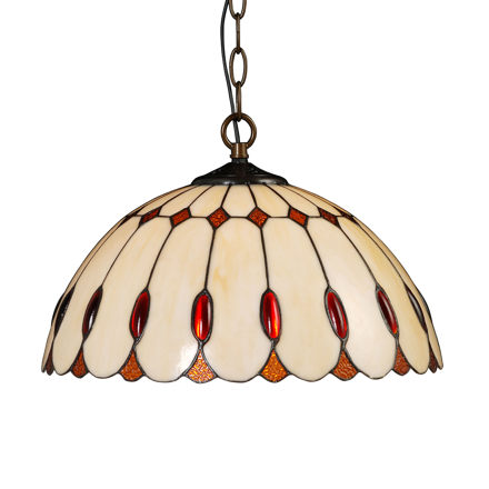 TIFFANY XVI. 2xE27/60W, PENDANT