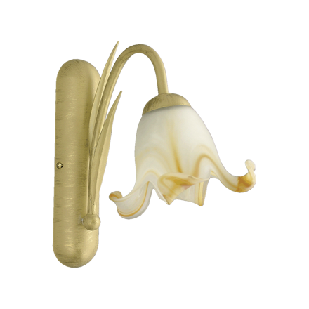 BAZYLI 1xE14/40W, IVORY, WALL