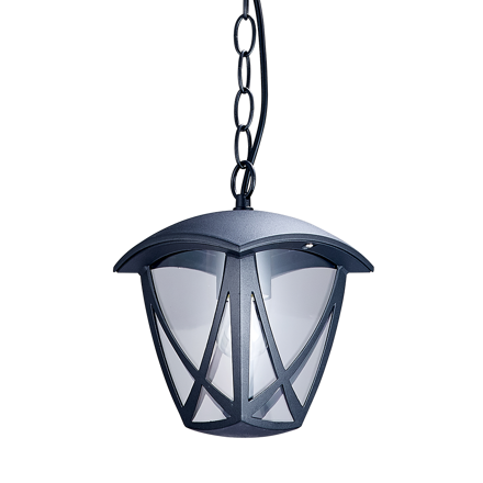 SPLIT 1xE27/40W, IP44, BLACK,HANGING