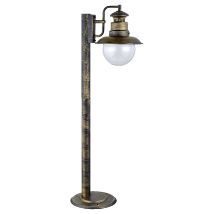 LIMASSOL 1xE27/60W,IP44,ANTIQ BLACK-GOLD