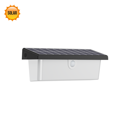 ALEA LED/8W,SOLAR,IP65,BLACK,WALL SENSOR