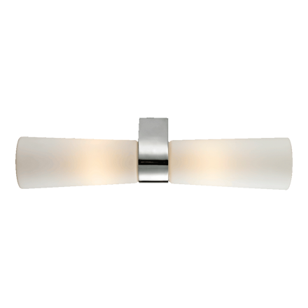 PARADIS 2xE14/40W, CHROME/OPAL,IP44
