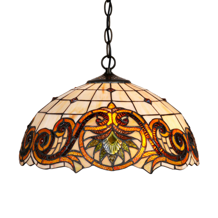 TIFFANY V. 2xE27/60W, PENDANT
