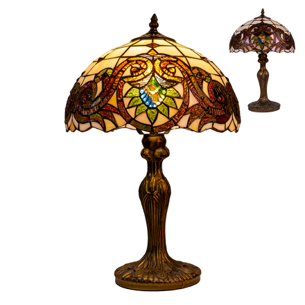 TIFFANY V. 1xE27/60W, TABLE BIG