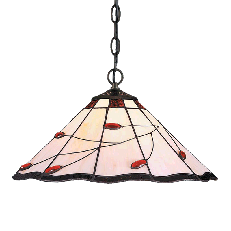 TIFFANY III. 2xE27/60W, PENDANT