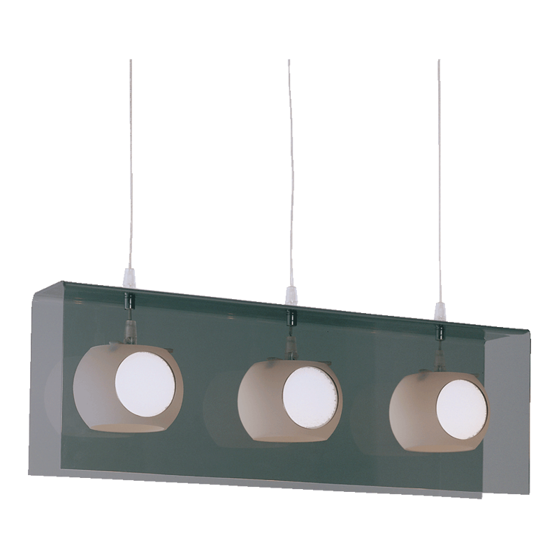 FEDRA 3xG9/40W, TRANSPARENT SMOKE