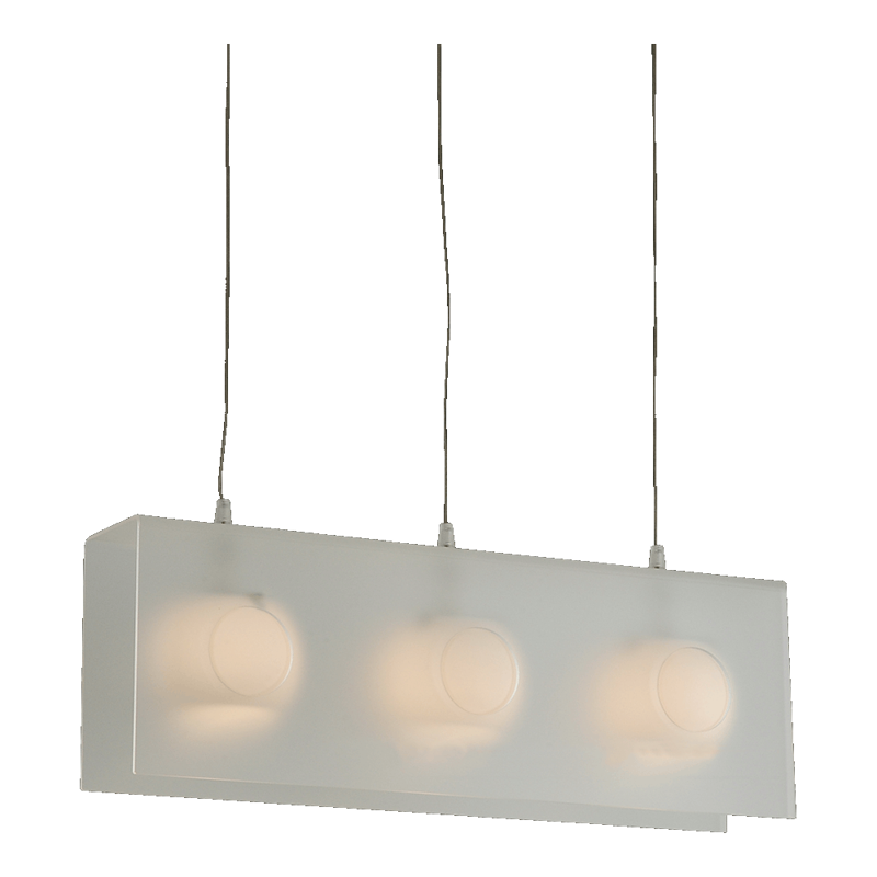 FEDRA 3xG9/40W, SATIN TRANSPARENT