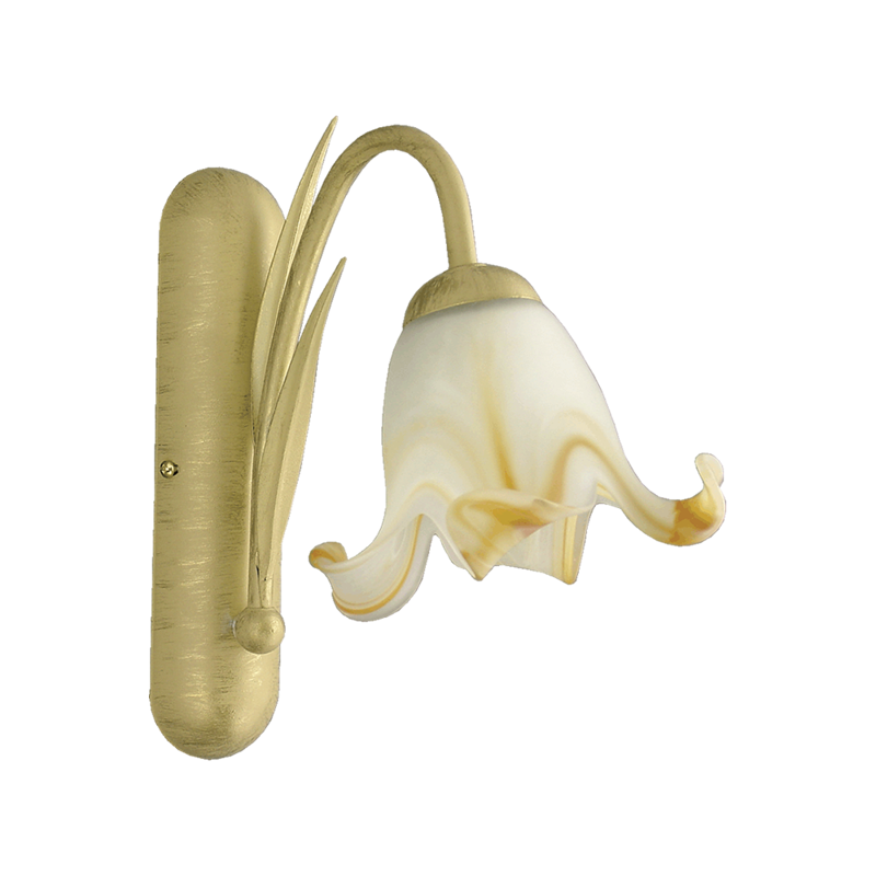BAZYLI 1xE14/40W, IVORY, WALL