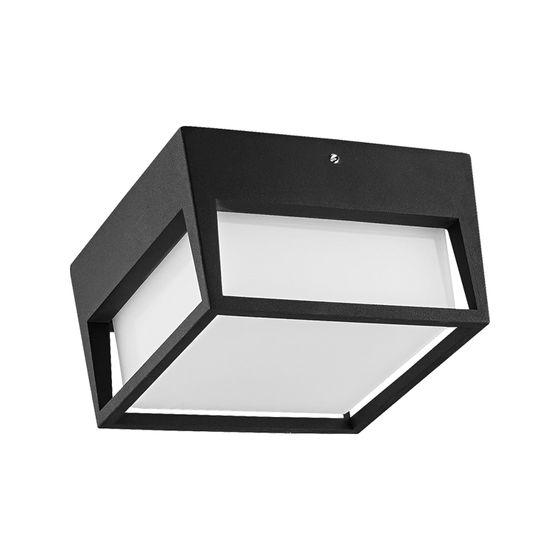 GEST LED/9W,4000K,IP44, BLACK, CEILING