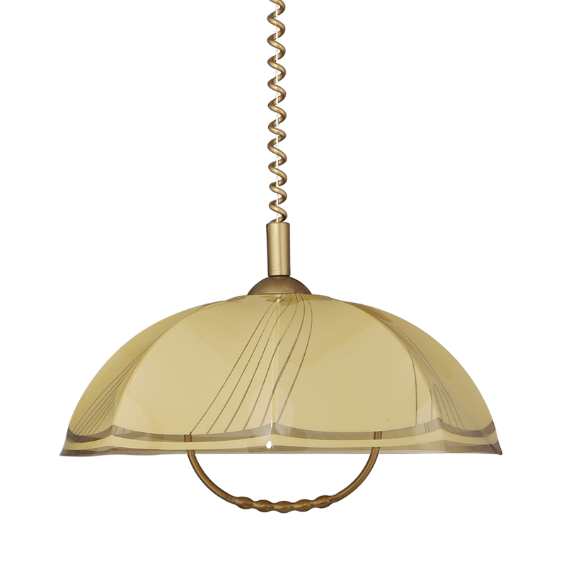 LYRA ACRYL 1xE27/60W,GOLD/DECOR,PENDANT