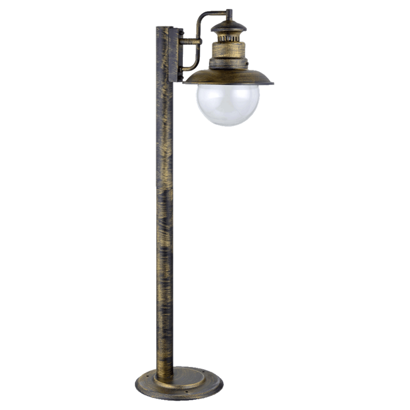 LIMASSOL 1xE27/60W,IP44,ANTIQ BLACK-GOLD
