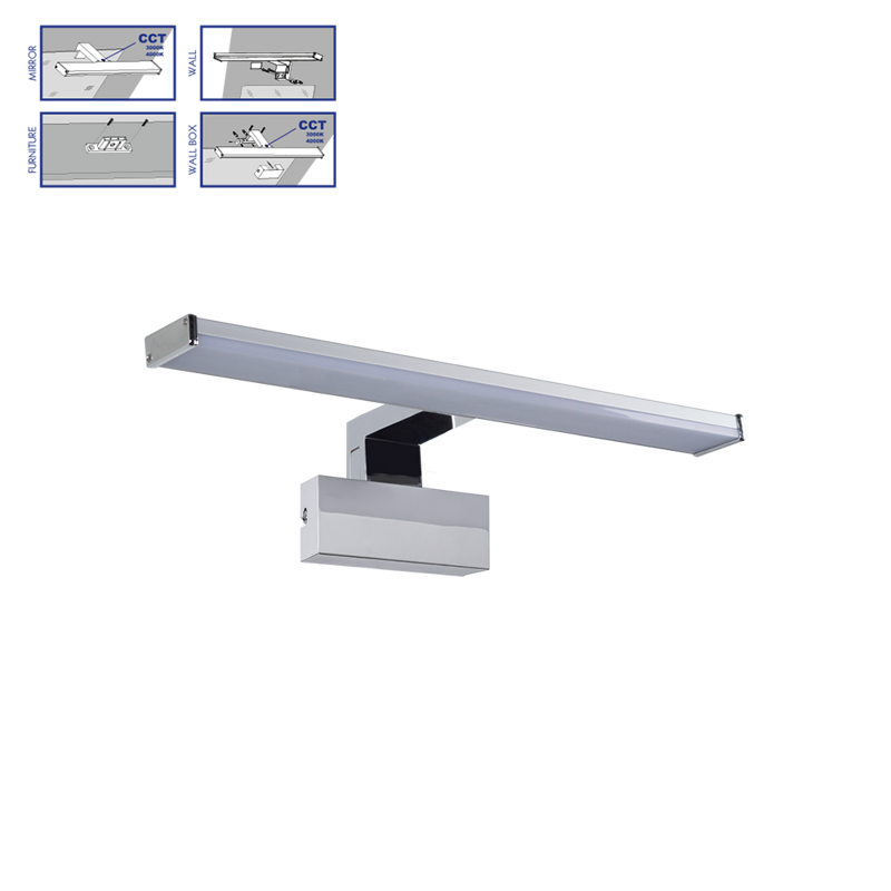 TREMOLO PLUS LED/8W,IP44,CHROME