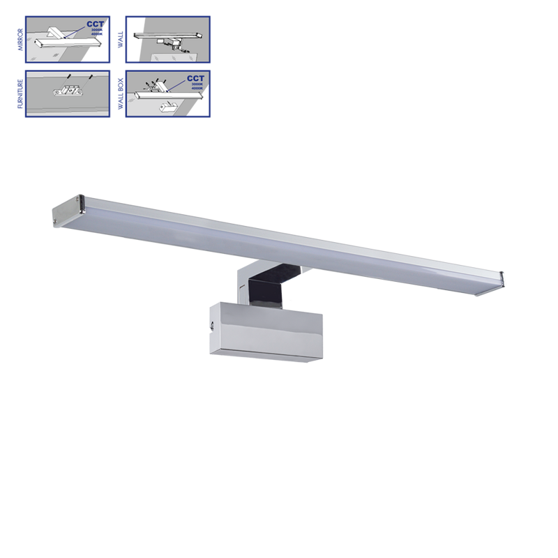 TREMOLO PLUS LED/10W,IP44,CHROME