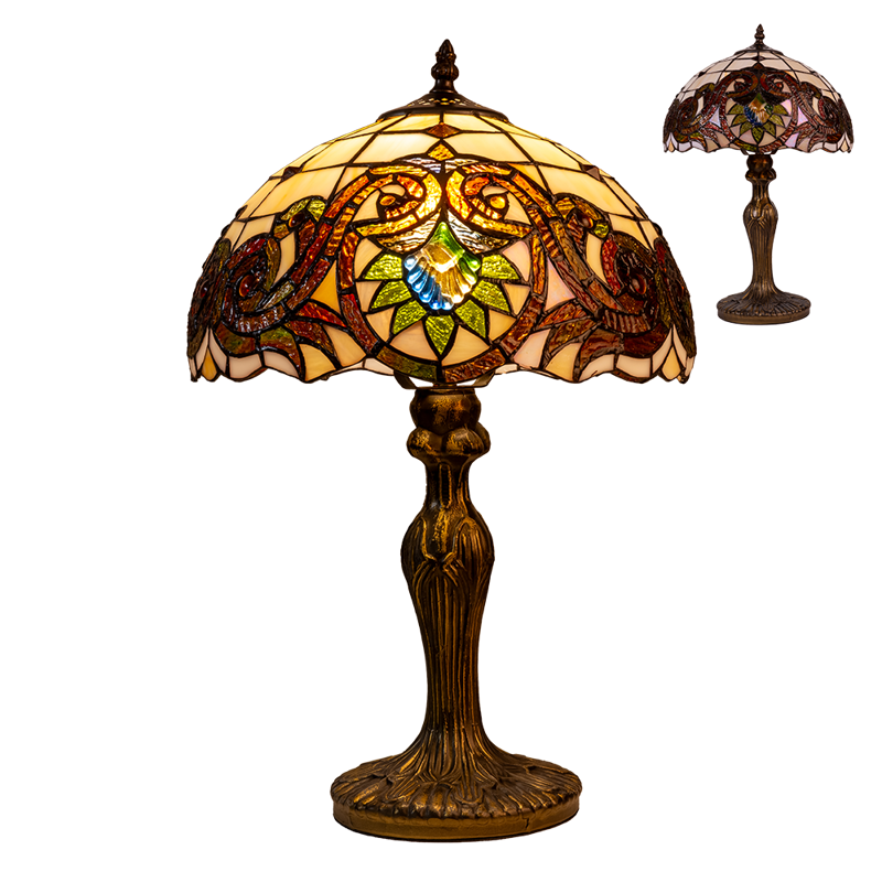 TIFFANY V. 1xE27/60W, TABLE BIG