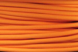 Textilní kabel Pomerančový PM42 opředený 2x0,75 a 3x0,75mm2
