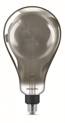 LED Žárovka Philips Gigant Smoke - hruška 6,5W/230V patice E27, model A160-S
