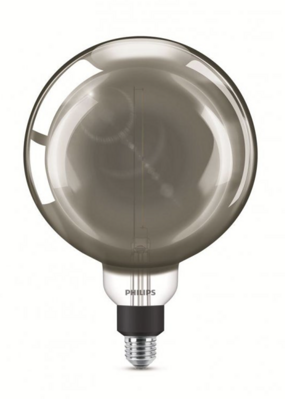 LED Žárovka Philips Gigant Globe Smoke 6,5W/230V patice E27, model G200-S