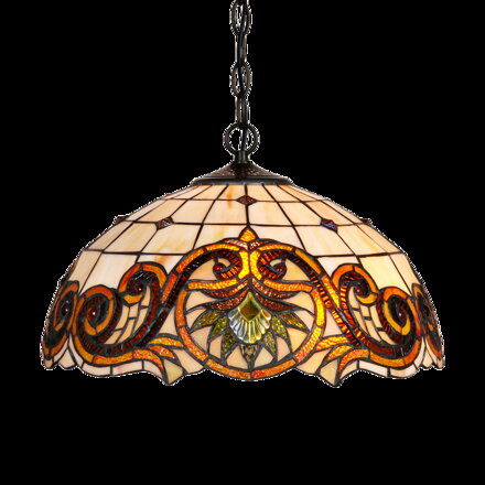 TIFFANY V. 2xE27/60W, PENDANT