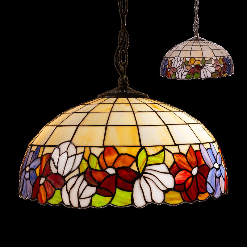 TIFFANY IX. 2xE27/60W, PENDANT