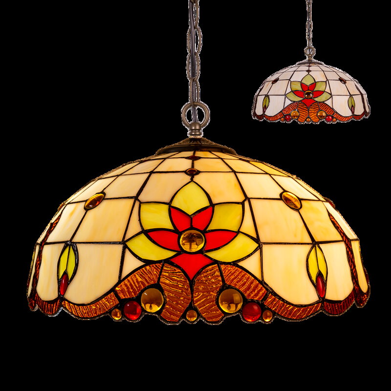TIFFANY XVII. 2xE27/60W, PENDANT