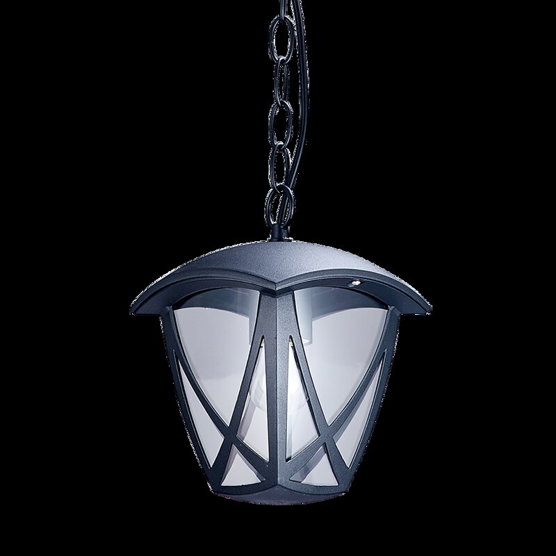 SPLIT 1xE27/40W, IP44, BLACK,HANGING