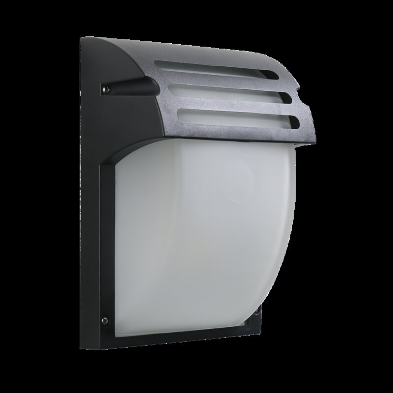 AMALFI 1xE27/60W, IP44, MATT BLACK,FROST