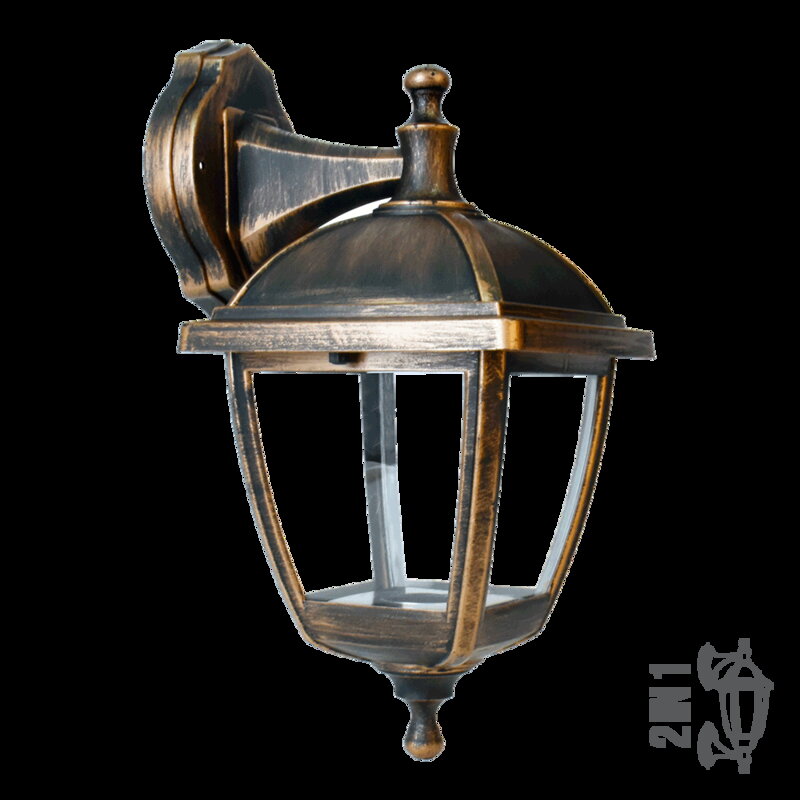 PALERMO 1xE27/60W,IP44, RUSTIC, WALL