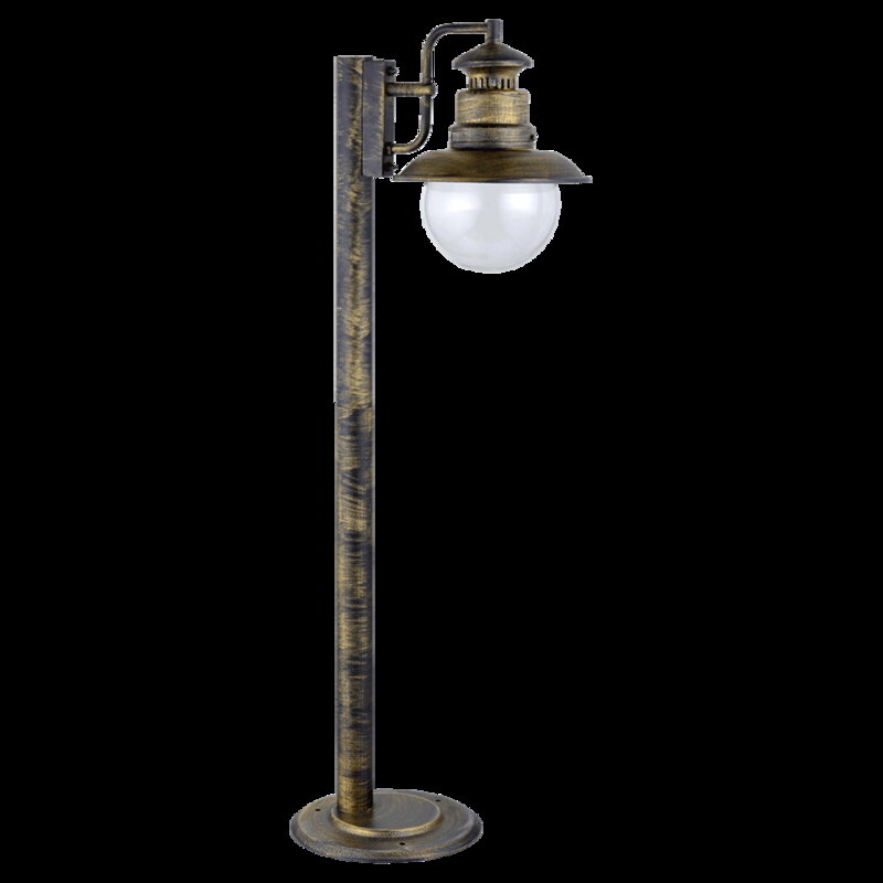 LIMASSOL 1xE27/60W,IP44,ANTIQ BLACK-GOLD
