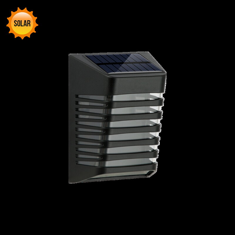 RUFF LED/0,3W,SOLAR,IP44,BLACK,WALL
