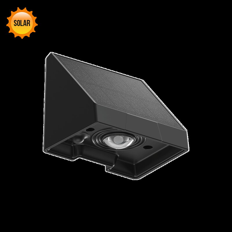 TREN LED/0,5W,SOLAR,IP64,BLACK,WALL