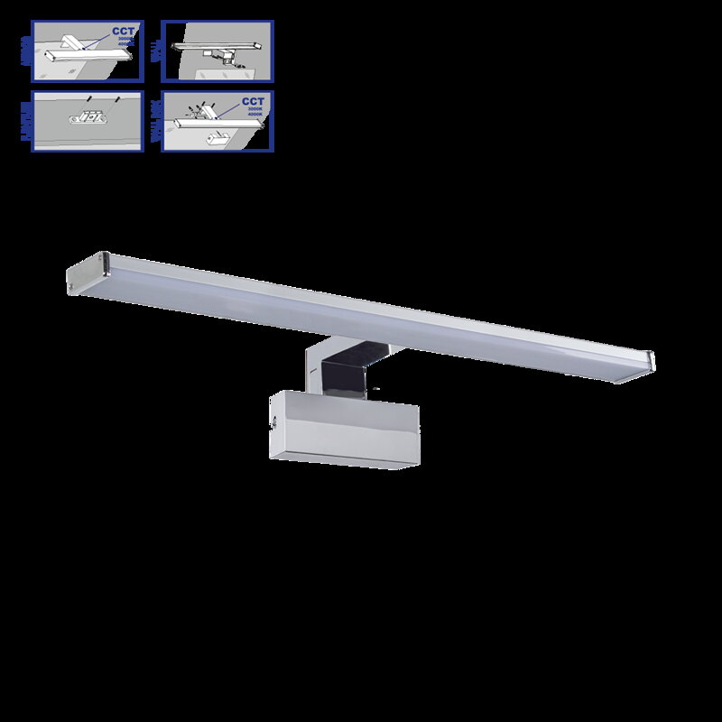 TREMOLO PLUS LED/10W,IP44,CHROME