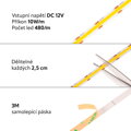 COB LED pásek 12COB10 vnitřní záruka 3 roky