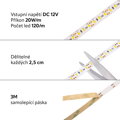 LED pásek SB3-600 vnitřní záruka 3 roky