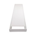 Rám LED panelu 30x120cm 65mm pro přisazení bílý