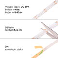 LED pásek 24RGBCCTCOB 16W záruka 3 roky