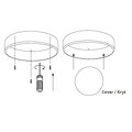 LED svítidlo RENDO 36W CCT kulaté černé stropní