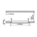 LN6 LED panel 6W kulatý 120mm