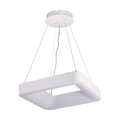 LED svítidlo ZULU 60W CCT hranaté bílé závěsné
