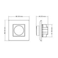 Stmívač dimLED OV TRIAK KNT240W bílý