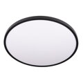 LED panel PANKA 50W CCT černé kulaté stropní