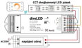Přijímač dimLED PR CCT2 2v1