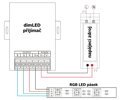 Přijímač dimLED PR RGB2 3v1