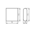 Přisazené LED svítidlo GARTO 8W-W bílé