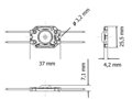 LED modul 0,72W 3725-170-12V