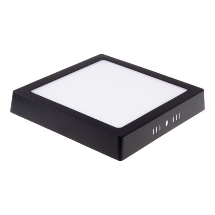 BPS24 LED panel 24W přisazený černý čtverec